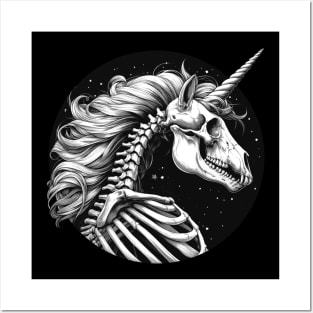 Death unicorn Posters and Art